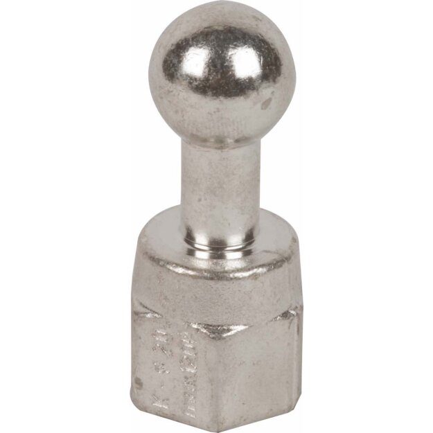 Dehn 755600 Kugelfestpunkt D 25mm gerade mit Innengewinde M16 KFP 25 M16