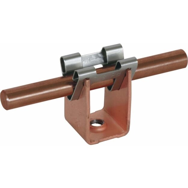 Dehn 207017 Leitungshalter DEHNgrip Cu für Rd 8mm H 20mm mit Befestigungsgewinde M6 LH DG 8 H20 IGM6 CU