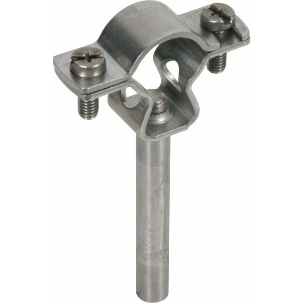 Dehn 253289 Leitungshalter für HVI-Leitung D 20-23mm mit Stab D 10mm L 75mm NIRO LH ZS 20 23 DS10 L75 V2A