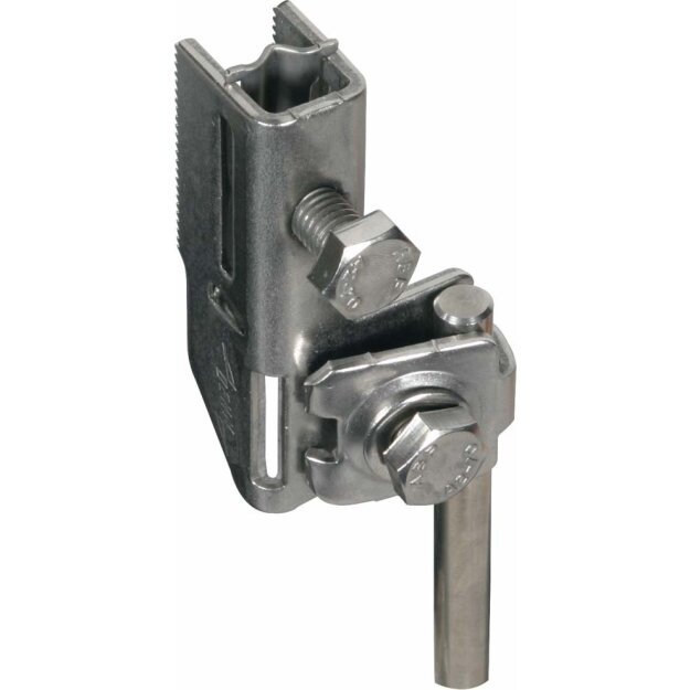 Dehn 540210 Spannkopf mit Zacken für Spannbreite 25x0,3mm für Rd 10mm oder 2x Rd 6-8mm bzw. 4-50mm² SPK Z 25 BRS AK1X10 2X6.8 V2A