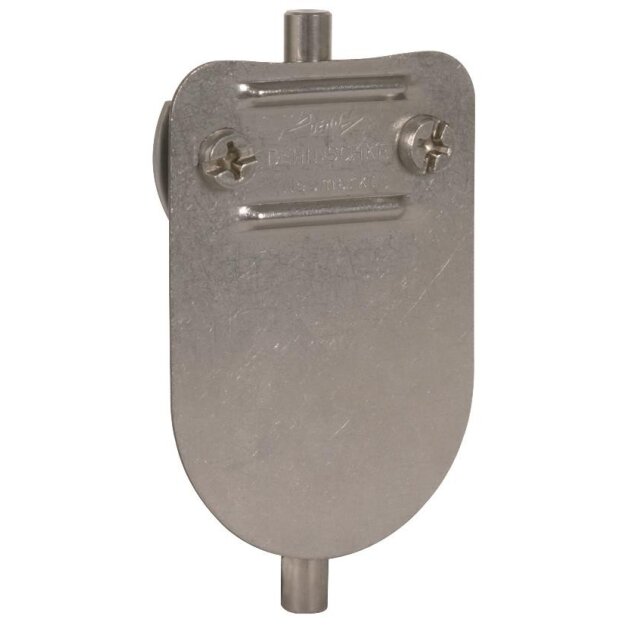 Dehn 480113 Träger für VDB-Prüfplakette für Rd 7-10mm Fl 30mm NIRO TS 7.10 FL30 PP V2A