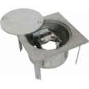 Dehn 549090 UF-Trennstellenkasten NIRO 200x200x105mm mit...