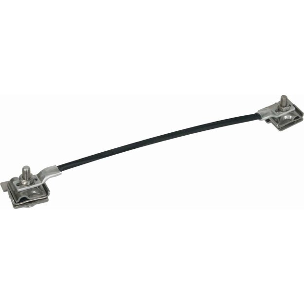 Dehn 365419 Überbrückungsseil Cu 16mm² L 400mm mit 2 Falzklemmen 0,7-10mm NIRO UEBS 16 L400 CU FK0.7 10 V2A