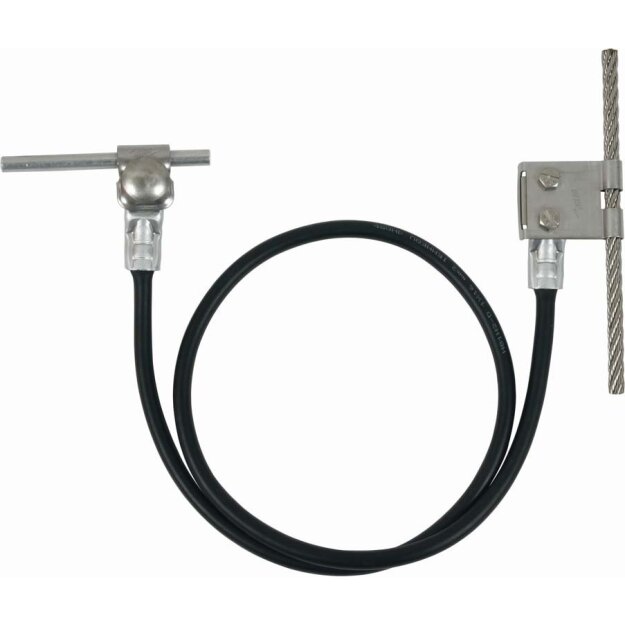 Dehn 365519 Anschlussset Seilanlagen 16mm² L 1000mm Cu mit Lasche D 8mm NIRO für Rd 6-10mm ASSA D8 L1000 6.10 CU V2A