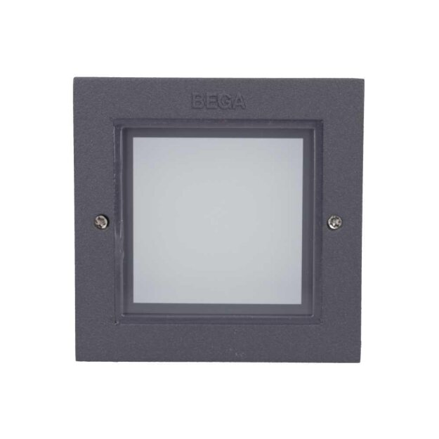 Bega 33294K4 LED-Wandeinbauleuchte Orientierungsleuchten 2 6 W Grafit 4000 K