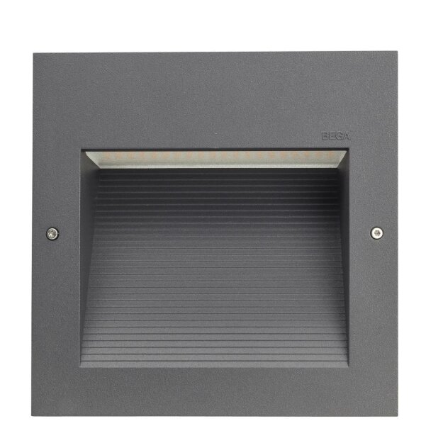 Bega 24202AK4 LED-Wandeinbauleuchte abgeblendet 4,3 W Silber 4000 K