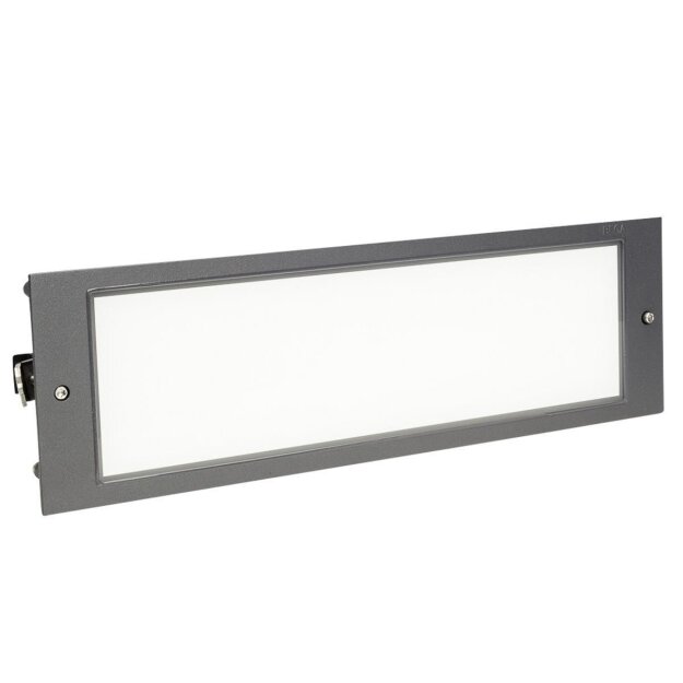 Bega 33158AK3 LED-Einbauleuchte Orientierungsleuchten 12 W Silber 3000 K