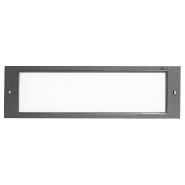 Bega 33158K4 LED-Einbauleuchte Orientierungsleuchten 12 W Grafit 4000 K
