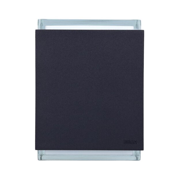 Bega 33549K3 LED-Wandleuchte zweiseitiger Lichtaustritt Grafit 3000 K