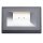 Bega 33387K4 LED-Wandfluter zweiseitiger Lichtaustritt Grafit 4000 K