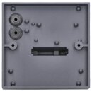 Bega 22256AK3 Wandleuchte für den Innen- & Außenbereich Silber 3000 K