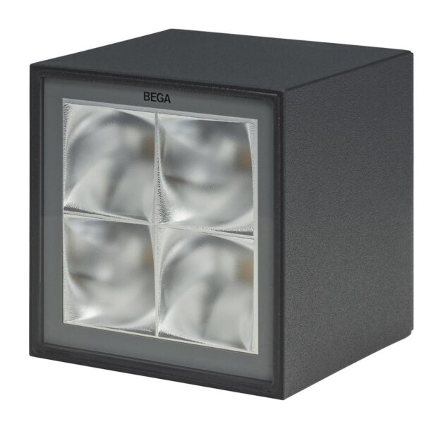 Bega 66157WK3 Kompakttiefstrahler für den Innen- & Außenbereich Weiß 3000 K