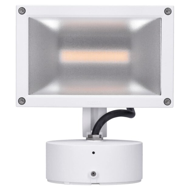 Bega 77539AK4 LED-Flächenscheinwerfer mit Montagedose Silber 4000 K