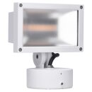 Bega 77537AK4 LED-Flächenscheinwerfer mit Montagedose Silber 4000 K