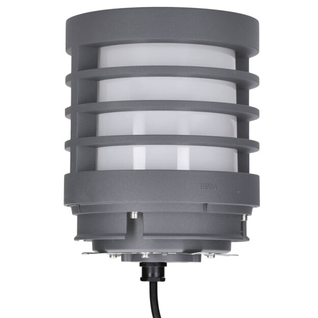 BEGA 99765AK3 Pollerleuchtenkopf Silber 3000 K