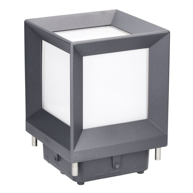 BEGA 84680AK3 LED-Pollerleuchtenkopf - freistrahlend 360° 11 W Silber 3000 K