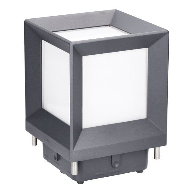 BEGA 84680AK4 LED-Pollerleuchtenkopf - freistrahlend 360° 11 W Silber 4000 K