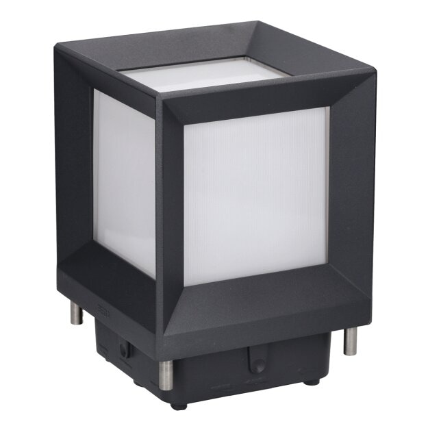 BEGA 84681K3 LED-Pollerleuchtenkopf - freistrahlend 360° 18,7 W Grafit 3000 K