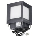 BEGA 84681AK3 LED-Pollerleuchtenkopf - freistrahlend 360° 18,7 W Silber 3000 K
