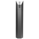 BEGA 99558AK3 LED-Pollerleuchte - Ausleuchtung horizontal 21,5 W, Silber