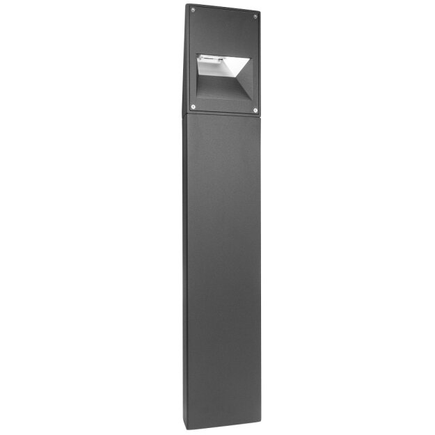 Bega 99558AK4 LED-Pollerleuchte Ausleuchtung horizontal 21 5 W Silber 4000 K