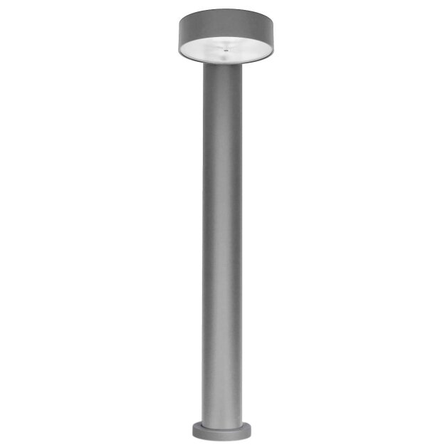 Bega 77219AK3 LED-Garten- und Wegeleuchte mit Aufschraubsockel Silber 3000 K