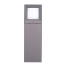 BEGA 84604AK3 LED-Garten- und Wegeleuchte - mit Erdstück, Silber