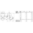 Mennekes Wanddose HW/VN 32A 7p 7h 500V IP44 1040