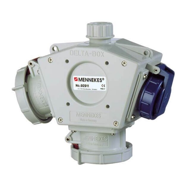 Mennekes DELTA-BOX 2x16A 5P Schuko IP67 92911