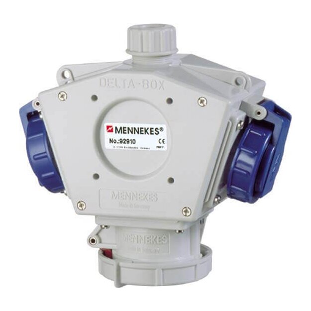Mennekes DELTA-BOX 16A 5P 2xSchuko IP67 92910