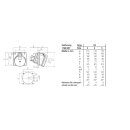 Mennekes Anbaudose TA 63A 3p 6h 230V IP44 1147A