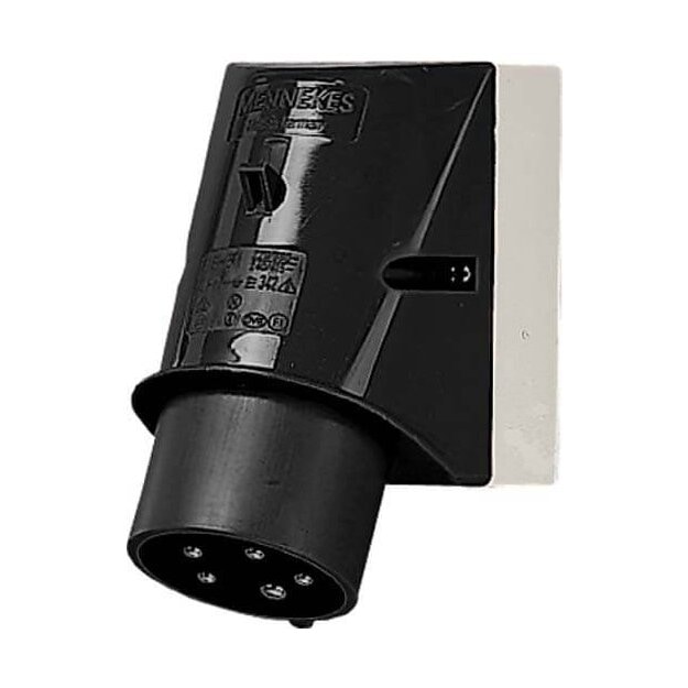 Mennekes Wandstecker 32A 5p 7h 500V IP44 2386