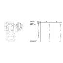 Mennekes Anbaudose HW/VN 16A 7p 9h 230V IP67 2883