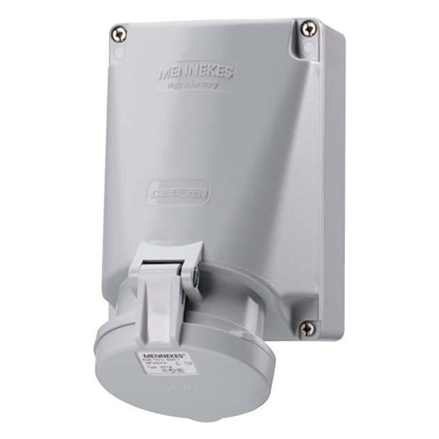 Mennekes Wanddose 63A 5p 1h >50V IP44 3719