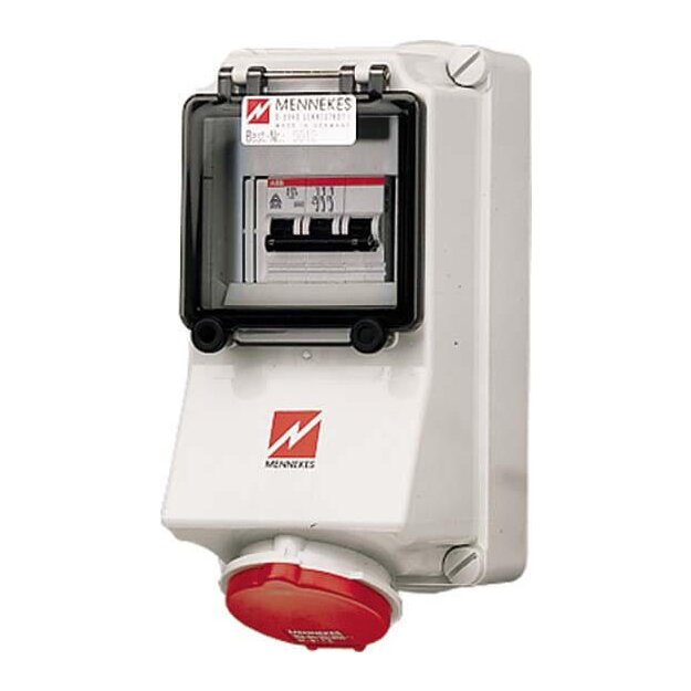 Mennekes Wanddose 16A 5p 6h 400V IP44 5012