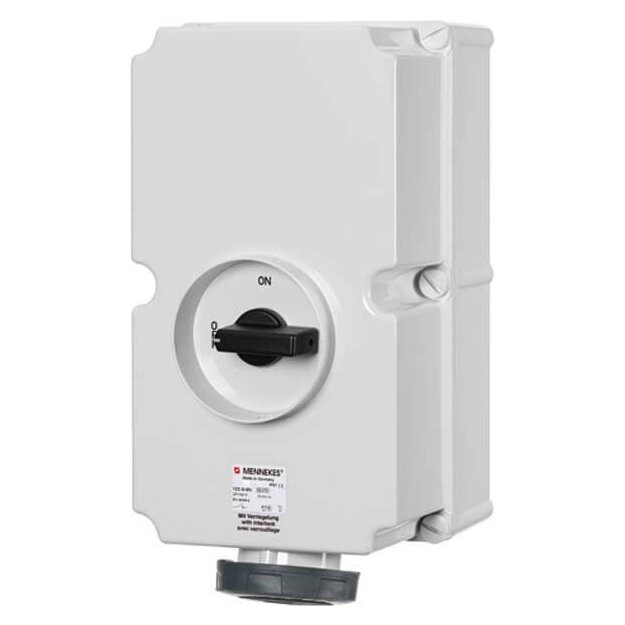 Mennekes Wanddose DUO 125A 5p 5h 600-690V 6077