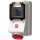 Mennekes Wanddose 32A 5p 6h 400V IP44 7313