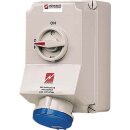 Mennekes Wanddose DUO 63A 3p 6h 230V IP44 6571