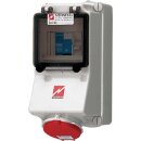 Mennekes Wanddose 16A 4p 6h 400V IP44 7126