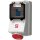 Mennekes Wanddose 16A 4p 6h 400V IP44 7126