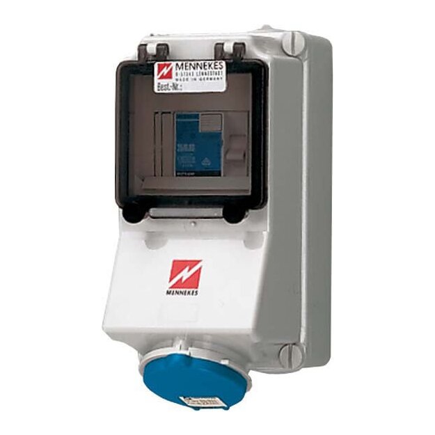 Mennekes Wanddose 16A 3p 6h 230V IP44 7125