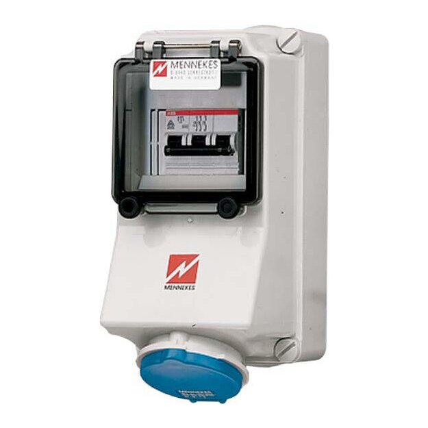 Mennekes Wanddose 16A 3p 6h 230V IP44 7119