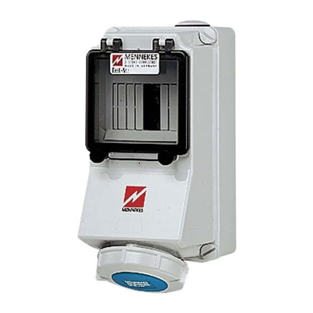 Mennekes Wanddose 16A 3p 6h 230V IP67 7128
