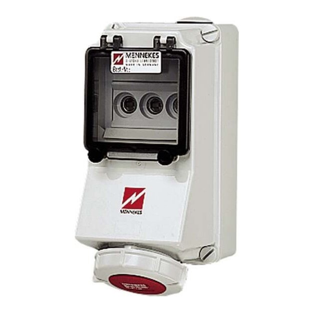 Mennekes Wanddose 32A 5p 6h 400V IP67 7136
