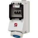 Mennekes Wanddose 16A 3p 6h 230V IP67 7143