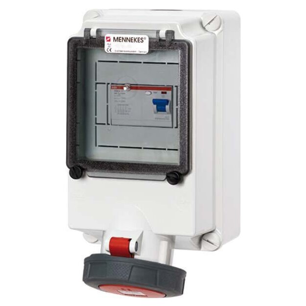 Mennekes Wanddose 63A 4p 6h 400V IP67 7169