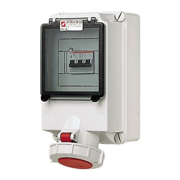 Mennekes Wanddose 63A 5p 6h 400V IP67 7168