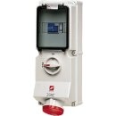 Mennekes Wanddose DUO 16A 4p 6h 400V IP44 7224