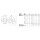 Mennekes Wandstecker 16A 4p 6h 400V IP44 336