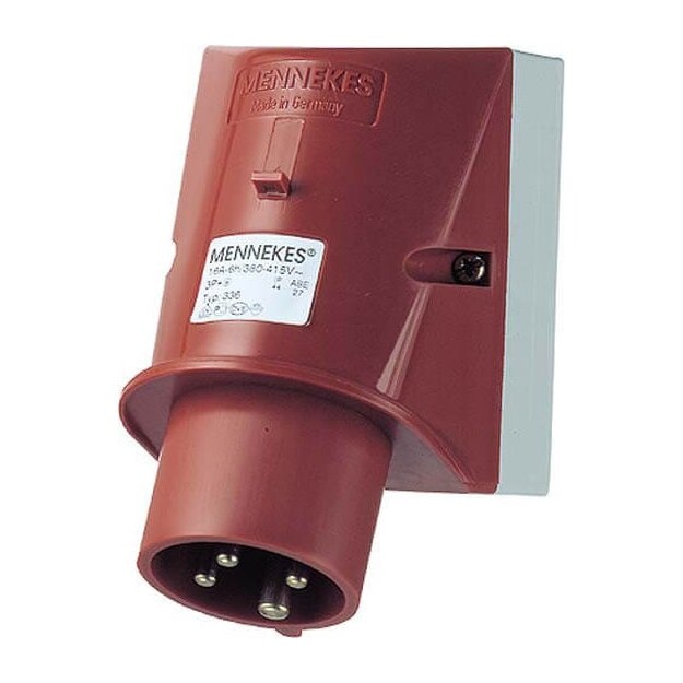 Mennekes Wandstecker 32A 4p 6h 400V IP44 348